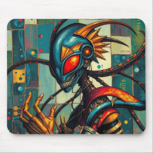 Cosmic Avenger Cheesy Grin Mouse Mat