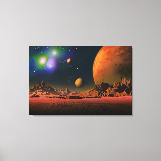 Cosmic awareness canvas print (Front)