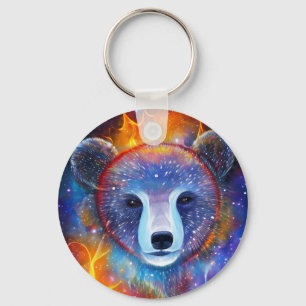 Cosmic Bear Key Ring