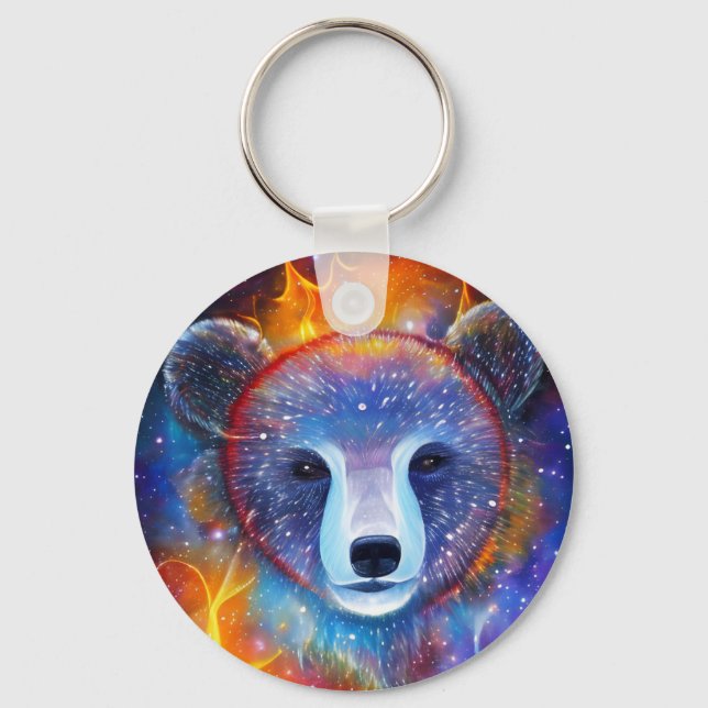 Cosmic Bear Key Ring (Front)