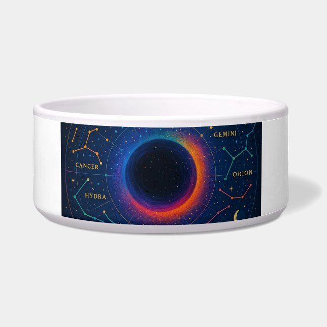 Cosmic Black Hole & Constellations Art - Celestial (Front)
