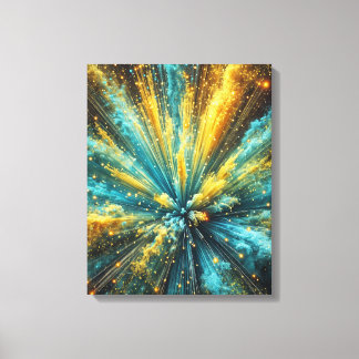 Cosmic blast canvas print
