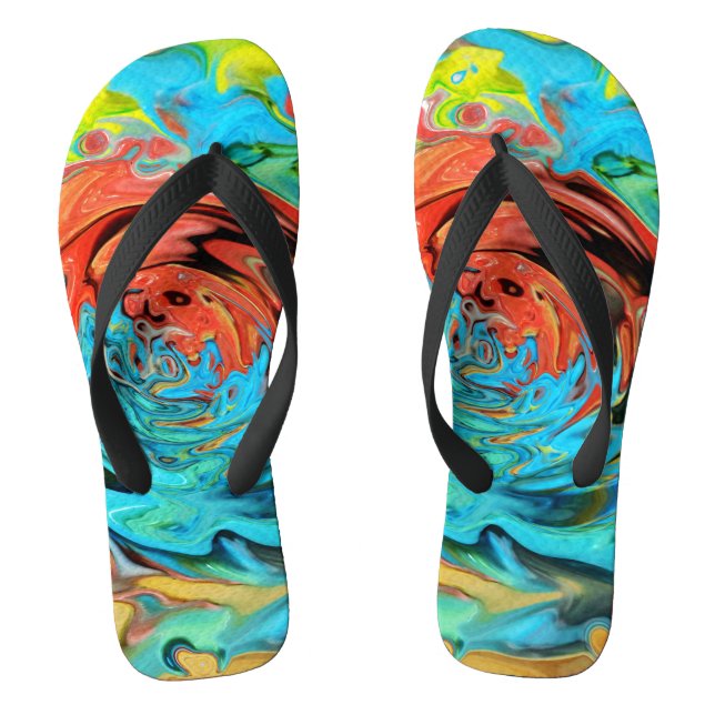 Cosmic Blast Flip Flops (Footbed)