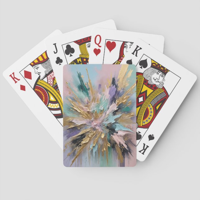 Cosmic Bloom Playing Cards (Back)