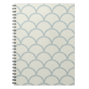 Cosmic Bloom Scallops Notebook