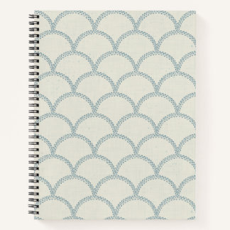 Cosmic Bloom Scallops Notebook