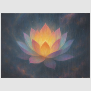 Cosmic Blooming Lotus Decoupage Paper – Spiritual