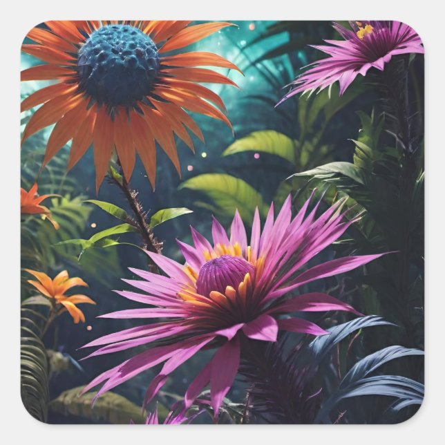 Cosmic Blossoms Sticker (Front)