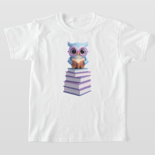 Cosmic Book Owl T-Shirt (Laydown)