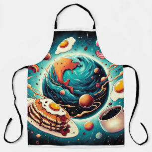 Cosmic Breakfast Bonanza Orbiting Delights Apron