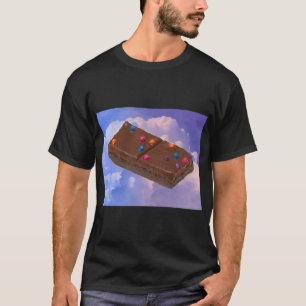 Cosmic Brownie Floating in the Sky   T-Shirt