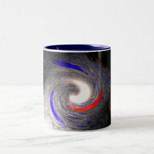 Cosmic bubble bursts Two-Tone coffee mug