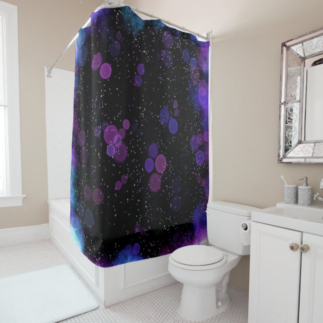 Cosmic Bubble Flow Shower Curtain (In Situ)