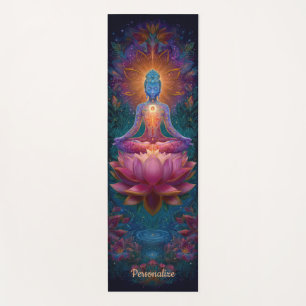Cosmic Buddha Lotus Meditation Spiritual Customise Yoga Mat