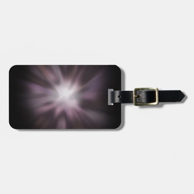 Cosmic Burst Artwork Luggage Tag (Front Horizontal)