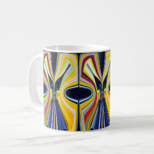 Cosmic butterflies coffee mug