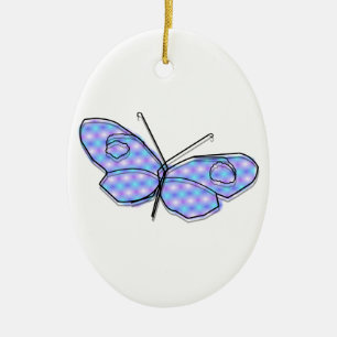Cosmic Butterfly Ceramic Tree Decoration