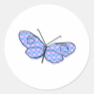 Cosmic Butterfly Classic Round Sticker