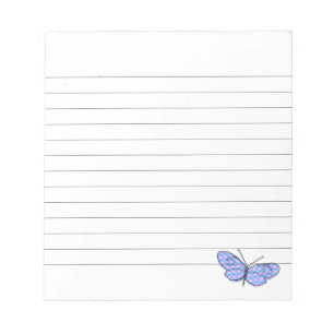 Cosmic Butterfly Custom Lined  Notepad