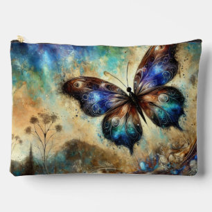 Cosmic Butterfly Fantasy Artwork Accessory Pouch