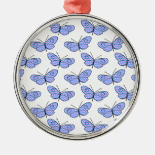 Cosmic Butterfly Pattern Metal Tree Decoration