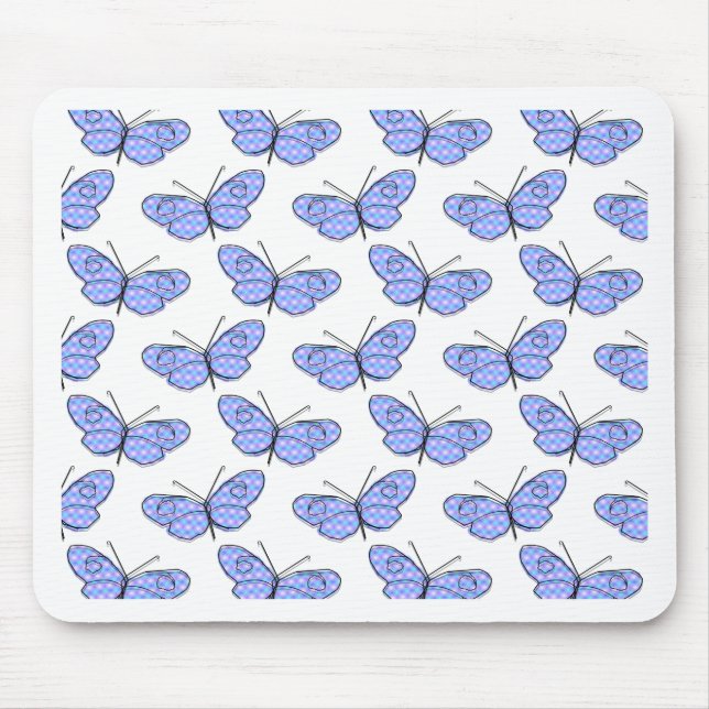Cosmic Butterfly Pattern Mouse Mat (Front)
