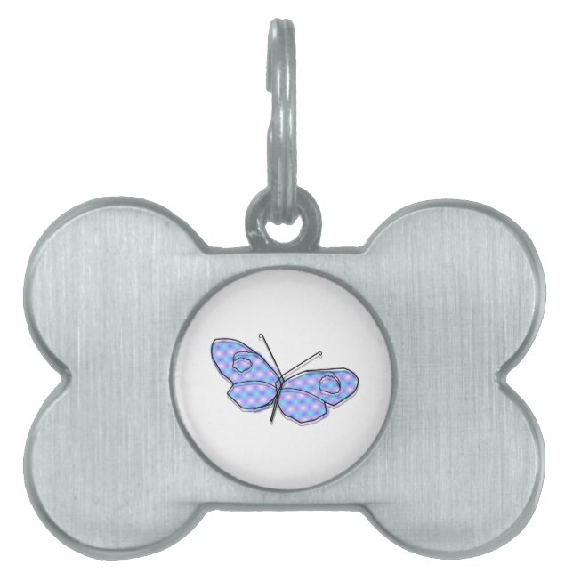 Cosmic Butterfly Pet Tag (Front)