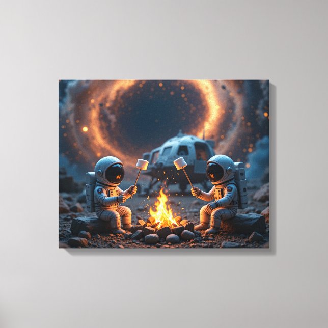 Cosmic Campfire Canvas Print (Front)