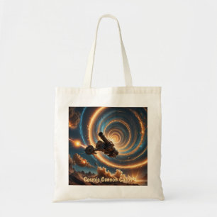 Cosmic Cannon Chaos Tote Bag