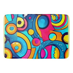 Cosmic Carnival Art Bath Mat