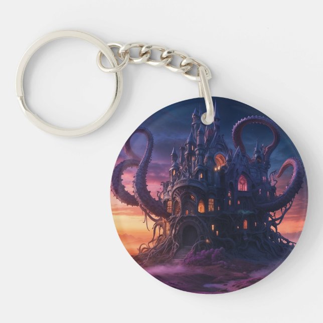 Cosmic Castle from Aeons Long Past Key Ring (Front)