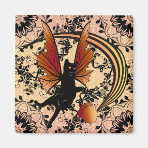 Cosmic Cat Acorn Magnet