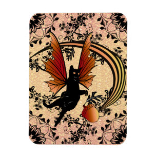 Cosmic Cat Acorn Magnet