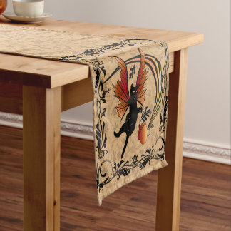 Cosmic Cat Acorn Short Table Runner