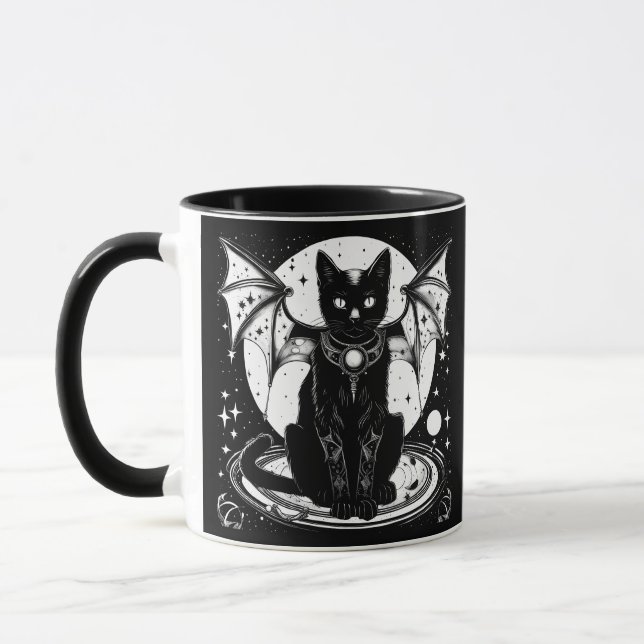 Cosmic Cat Bat Cat I Mug (Left)