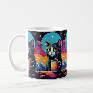 Cosmic Cat Coffee Coffee Mug