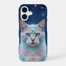 Cosmic Cat Constellation Galaxy Phone Case