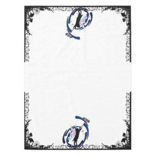 Cosmic Cat Dandelion Tablecloth