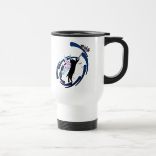 Cosmic Cat Dandelion Travel Mug