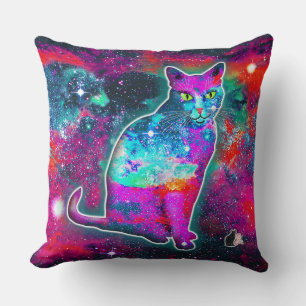 Cosmic Cat Delta Cushion