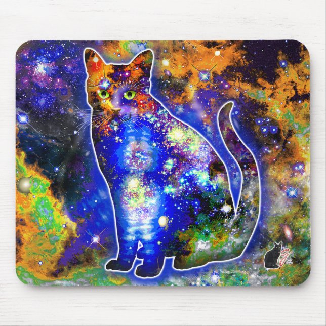 Cosmic Cat Epsilon Mouse Mat (Front)