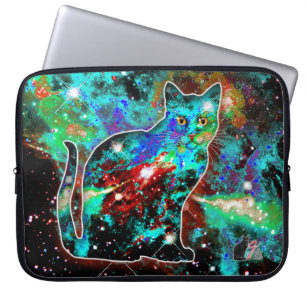 Cosmic Cat Lambda Electronics Bag