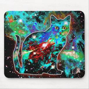 Cosmic Cat Lambda Mouse Mat