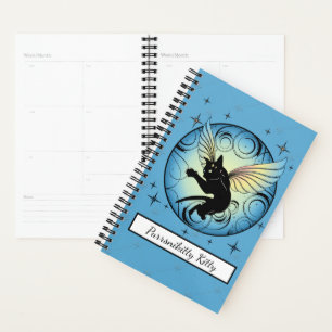 Cosmic Cat Moon and Stars Planner