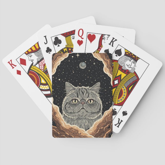 Cosmic Cat Playing Cards (Back)