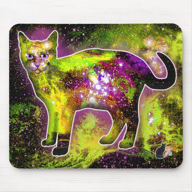 Cosmic Cat Sigma Mouse Mat (Front)