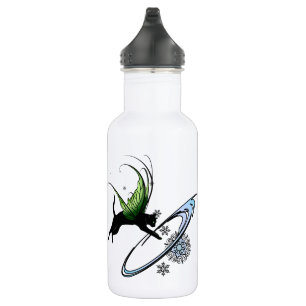 Cosmic Cat Snowflake 532 Ml Water Bottle