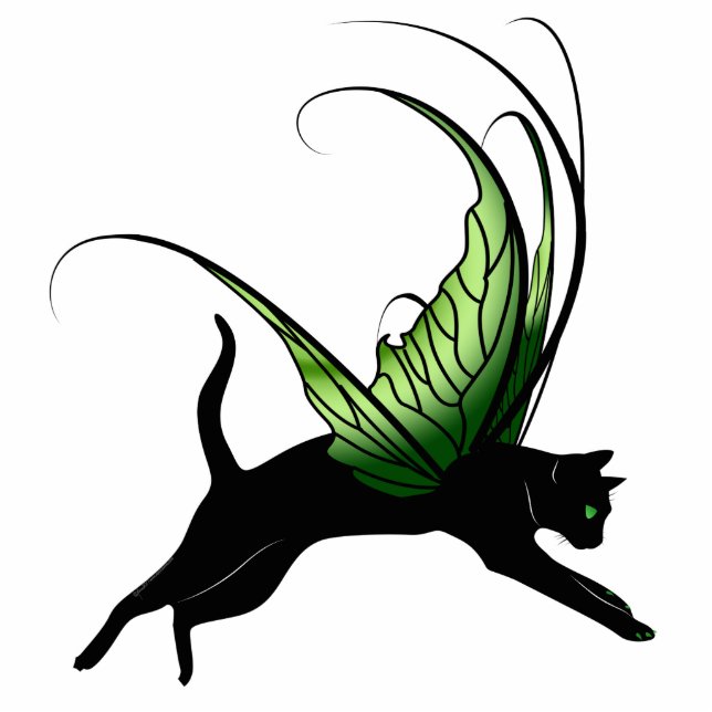 Cosmic Cat Snowflake Standing Photo Sculpture (Front)