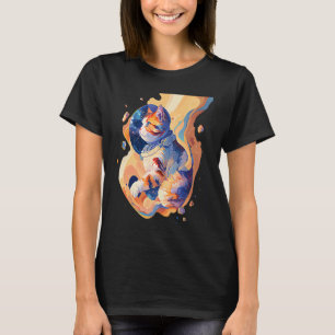 Cosmic Cat Space Astrocat In The Galaxy T-Shirt