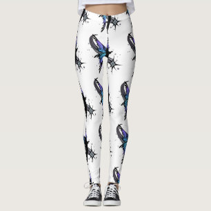 Cosmic Cat Star Leggings